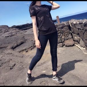 Valentino - butterfly black T-shirt